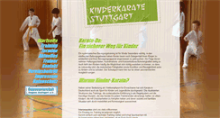 Desktop Screenshot of kinderkarate.dojogemeinschaft.de